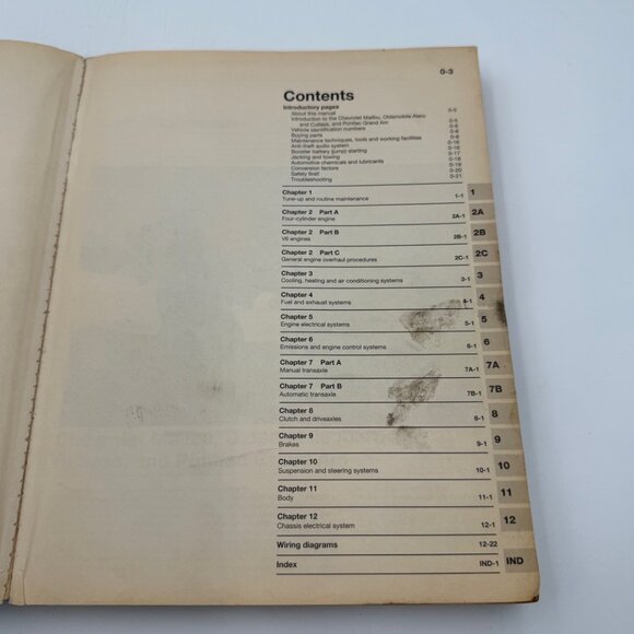 Haynes Repair Manual 38026 General Motor 1997-2000 Malibu Alero Cutlass Grand Am - Picture 7 of 11
